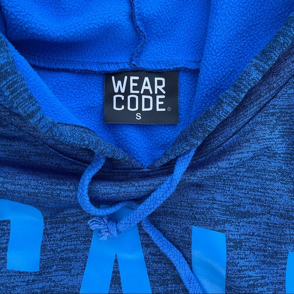 WEAR CODE California Los Angeles Blue pullover hoodie Size Small to Medium EUC - Picture 4 of 7